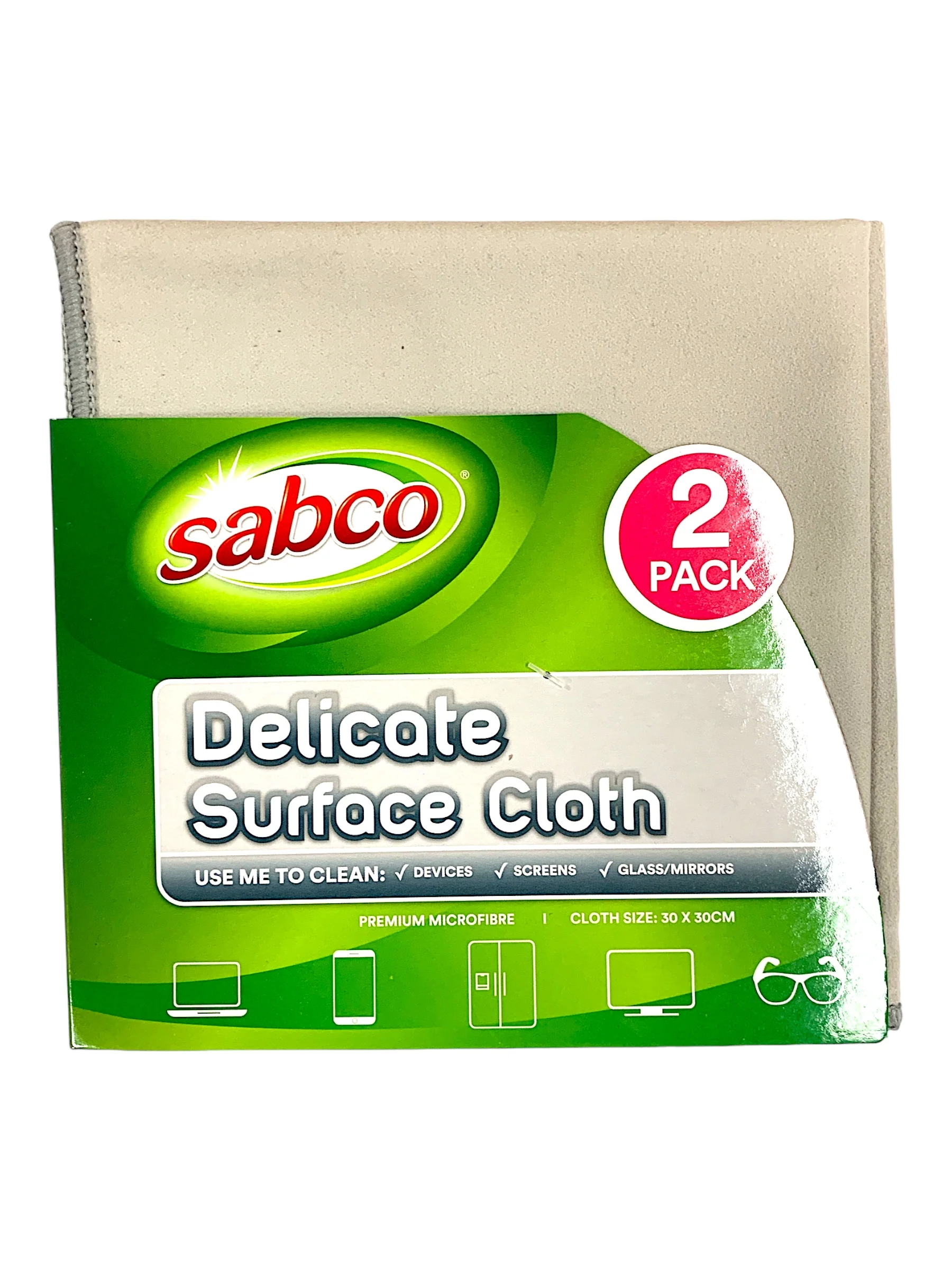 MICROFIBRE CLOTH (SABCO) - 2PCS