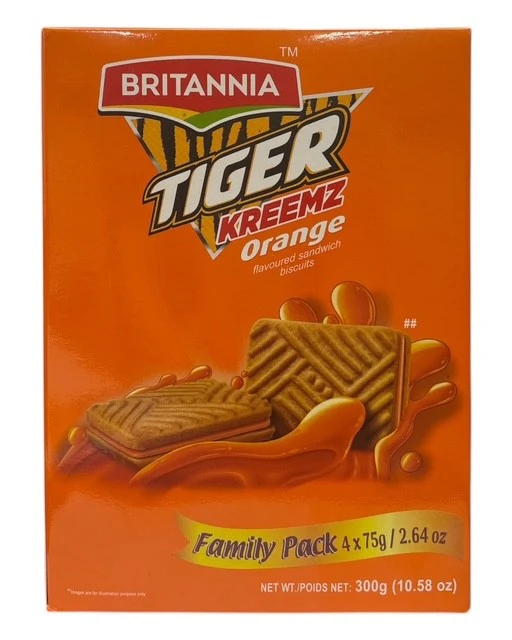 TIGER KREEMZ ORANGE (BRITANNIA) - 300G